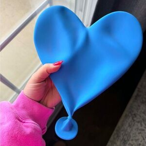 Blue Heart-Shaped Balloon